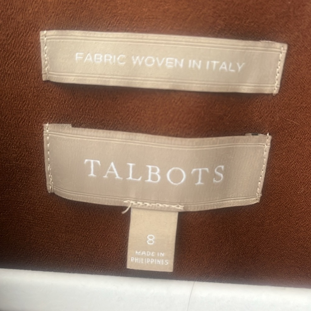Talbots Rust-Brown Women's Tailored Blazer - Picture 2 of 5